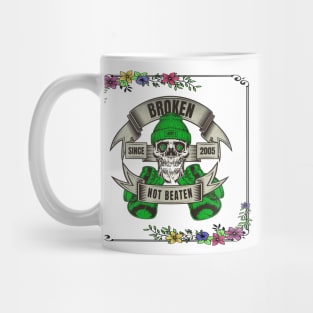 Broken not Beaten Mug